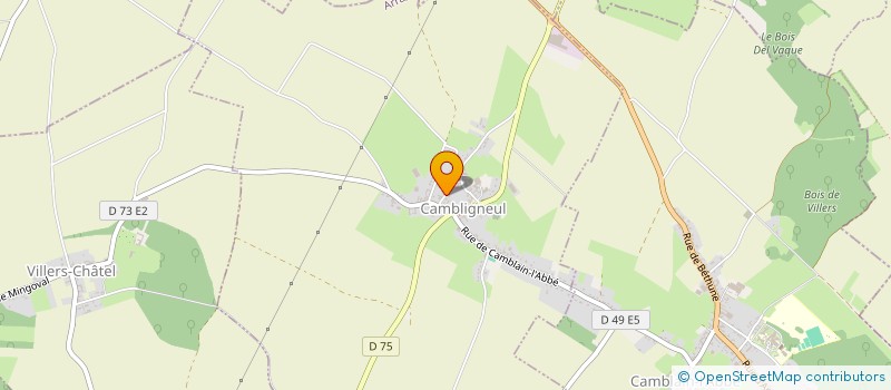 localisation de l'entreprise MADAME FLORENCE GERAULT  CAMBLIGNEUL