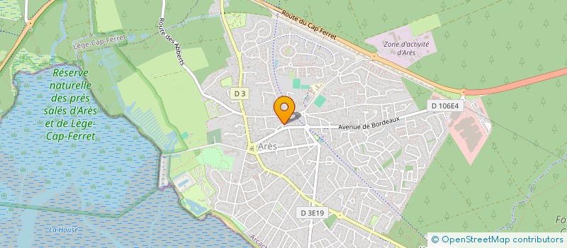 localisation de l'entreprise MADAME FLORENCE GERNOLLE  ARES