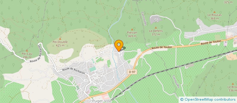 localisation de l'entreprise MADAME FLORENCE GIACALONE  PIERREFEU-DU-VAR