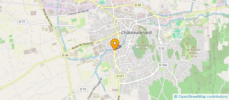 localisation de l'entreprise MADAME FLORENCE GIARDINA  CHATEAURENARD