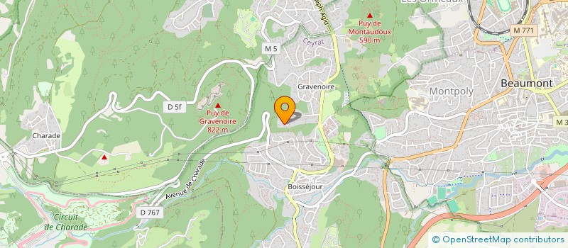 localisation de l'entreprise MADAME FLORENCE GIBON à CEYRAT