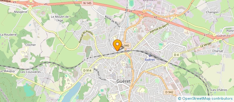 localisation de l'entreprise MADAME FLORENCE GIRARD à GUERET