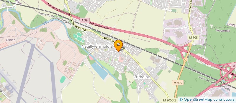 localisation de l'entreprise MADAME FLORENCE GIRARD  NEUILLY-CRIMOLOIS