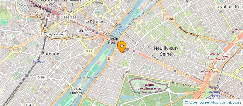 localisation de l'entreprise MADAME FLORENCE GLADEL à NEUILLY-SUR-SEINE