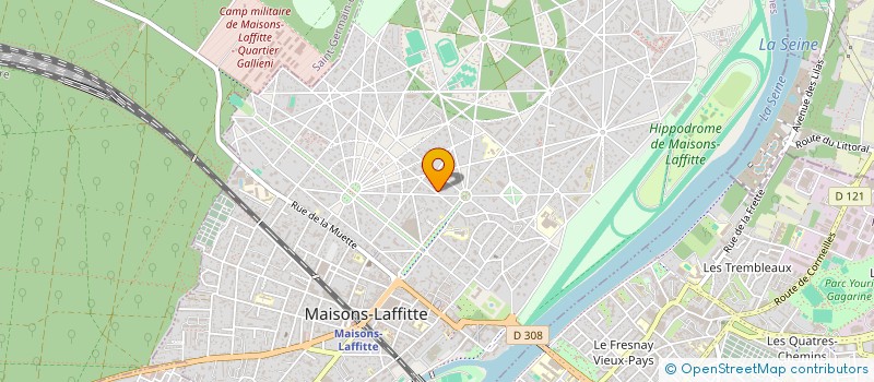 localisation de l'entreprise MADAME FLORENCE GOEMANS  MAISONS-LAFFITTE