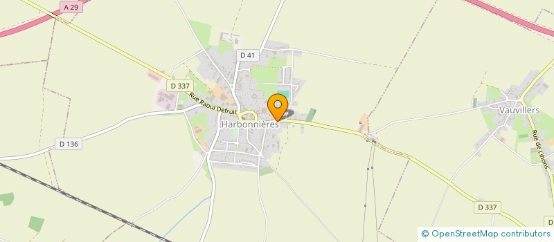 localisation de l'entreprise MADAME FLORENCE GOSSET  HARBONNIERES