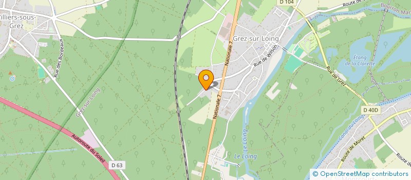 localisation de l'entreprise MADAME FLORENCE GOUBARD  GREZ-SUR-LOING