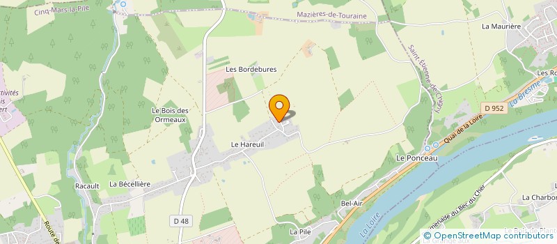 localisation de l'entreprise MADAME FLORENCE GOUSSOT  CINQ-MARS-LA-PILE