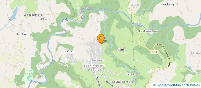 localisation de l'entreprise MADAME FLORENCE GOUTAGNEUX  SAINT-MEDARD-EN-FOREZ