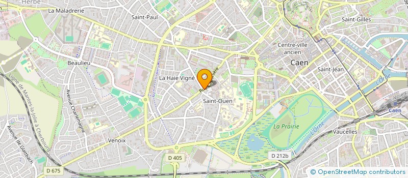 localisation de l'entreprise MADAME FLORENCE GRALL à CAEN