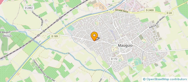 localisation de l'entreprise MADAME FLORENCE GRANDVAUX  MAUGUIO