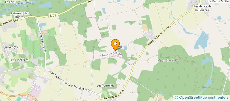 localisation de l'entreprise MADAME FLORENCE GRANGER  TOUR-EN-SOLOGNE