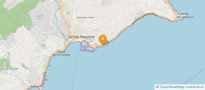 localisation de l'entreprise MADAME FLORENCE GRANIER à SAINTE-MAXIME