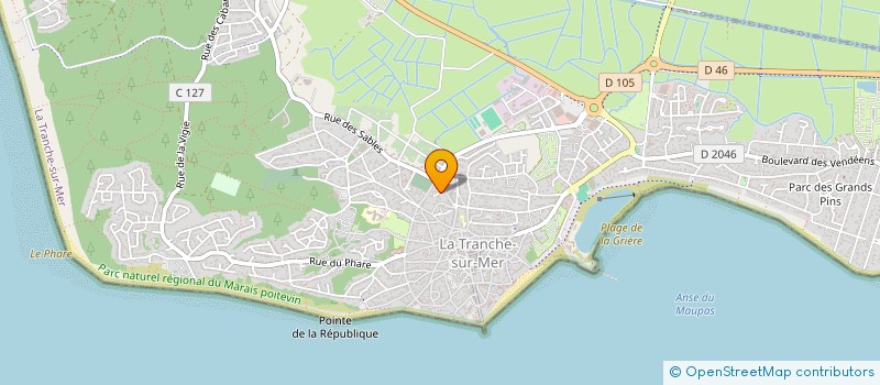 localisation de l'entreprise MADAME FLORENCE GRENET à LA TRANCHE-SUR-MER