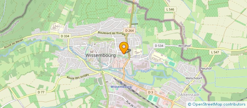 localisation de l'entreprise MADAME FLORENCE GRIESEMER à WISSEMBOURG