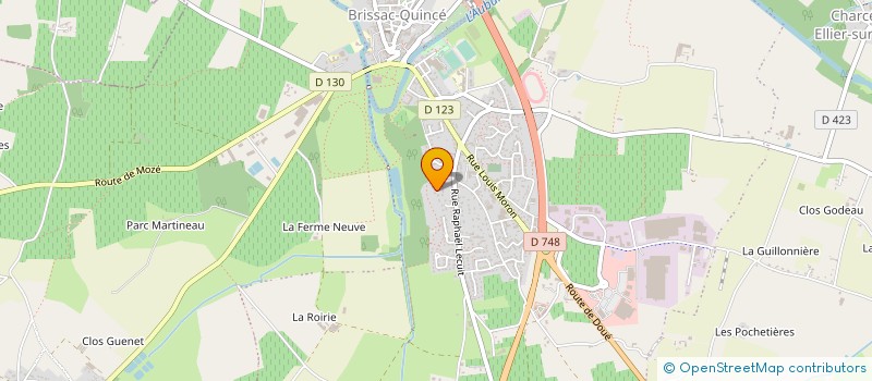 localisation de l'entreprise MADAME FLORENCE GRIGENTIN à BRISSAC LOIRE AUBANCE