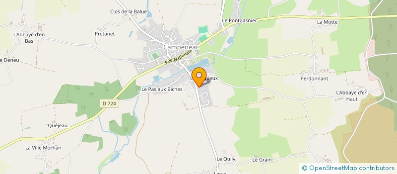 localisation de l'entreprise MADAME FLORENCE GROFFAL  CAMPENEAC