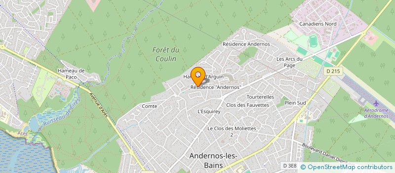 localisation de l'entreprise MADAME FLORENCE GRUNEISEN-BERNARD  ANDERNOS-LES-BAINS