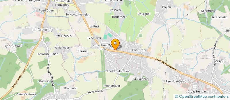 localisation de l'entreprise MADAME FLORENCE GUALDE  PLEUVEN