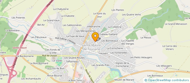 localisation de l'entreprise MADAME FLORENCE GUAY  SAINTE-MAURE-DE-TOURAINE