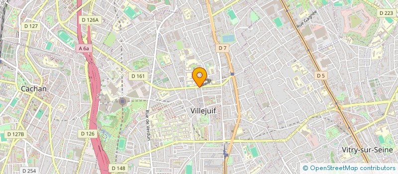 localisation de l'entreprise MADAME FLORENCE GUEGAN à VILLEJUIF