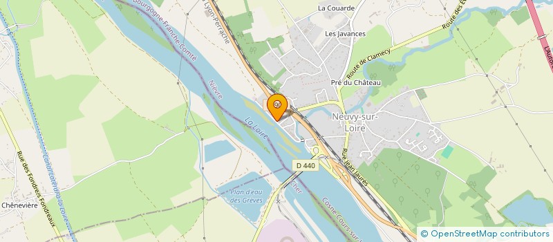 localisation de l'entreprise MADAME FLORENCE GUERIN à NEUVY-SUR-LOIRE