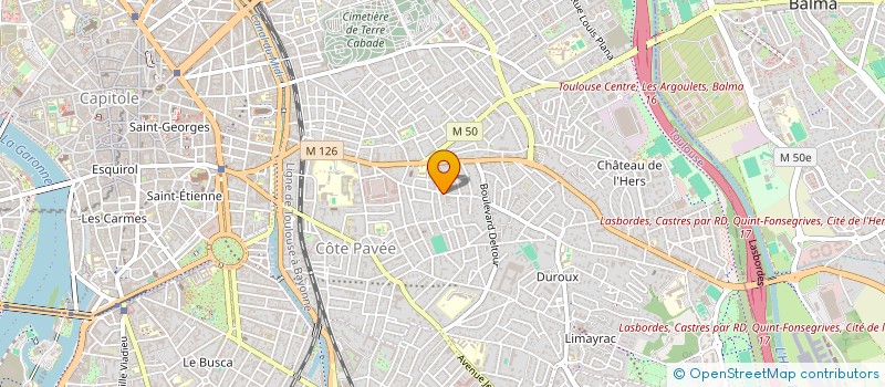 localisation de l'entreprise MADAME FLORENCE GUERIN à TOULOUSE
