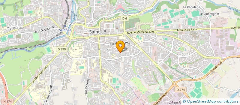 localisation de l'entreprise MADAME FLORENCE GUERIN  SAINT-LO