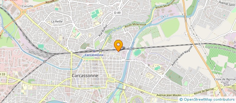 localisation de l'entreprise MADAME FLORENCE GUILARD  CARCASSONNE