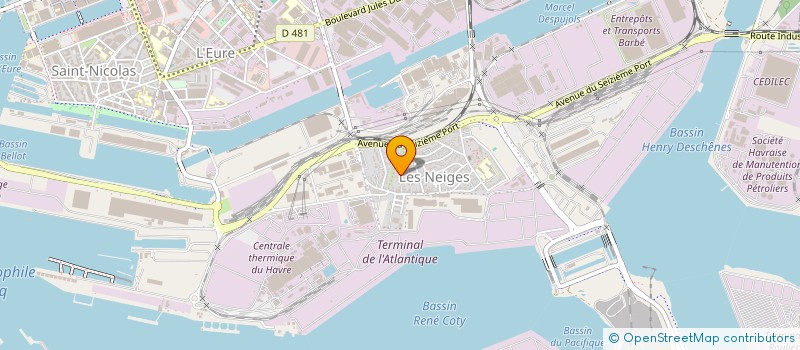 localisation de l'entreprise MADAME FLORENCE GUILBERT  LE HAVRE