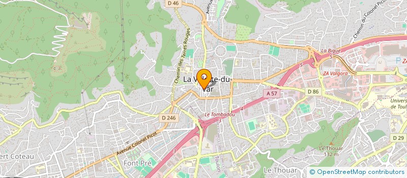 localisation de l'entreprise MADAME FLORENCE GUILIANI à LA VALETTE-DU-VAR