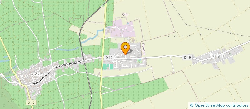 localisation de l'entreprise MADAME FLORENCE GUILLON  LE MESNIL-SUR-OGER