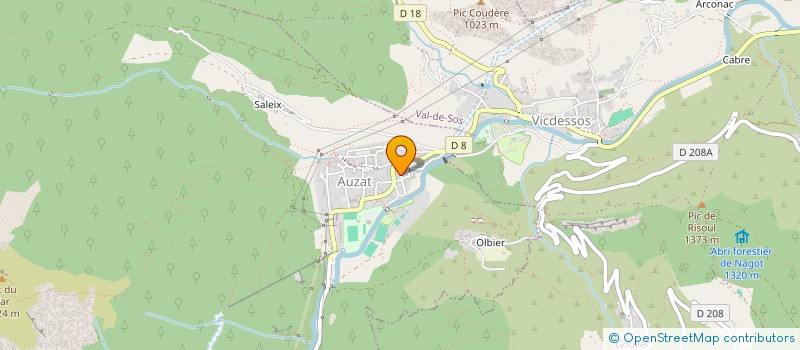 localisation de l'entreprise MADAME FLORENCE GUILLOT à AUZAT
