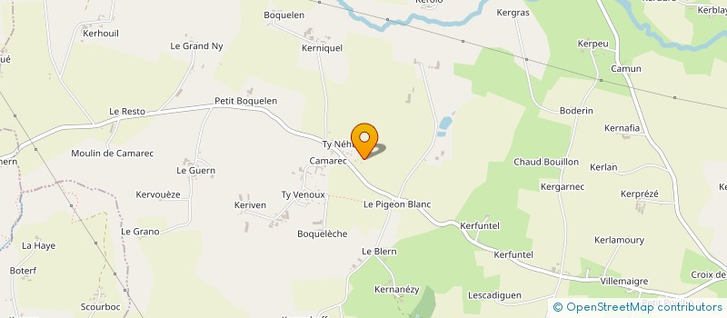 localisation de l'entreprise MADAME FLORENCE GUILLOUX  ELVEN