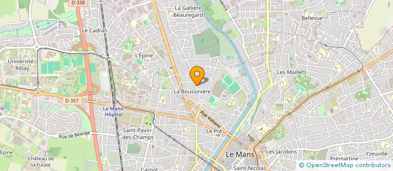 localisation de l'entreprise MADAME FLORENCE GUIMONT  LE MANS