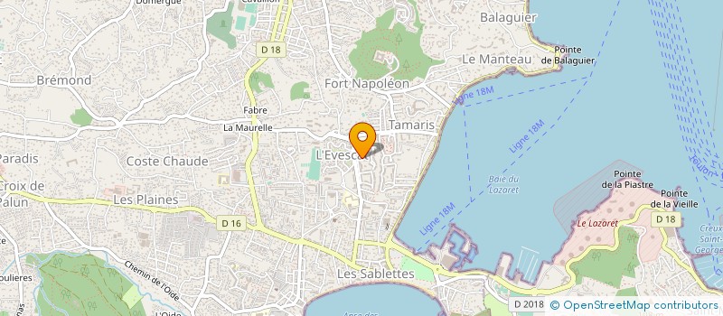 localisation de l'entreprise MADAME FLORENCE GUIOL  LA SEYNE SUR MER