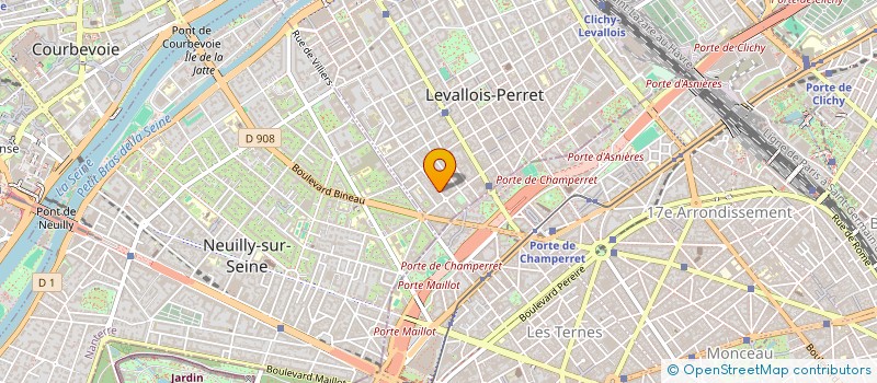 localisation de l'entreprise MADAME FLORENCE GUYON DE MONTLIVAULT à LEVALLOIS-PERRET