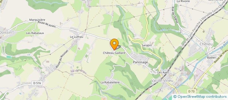 localisation de l'entreprise MADAME FLORENCE GUYOT à VAL-DE-VIRIEU