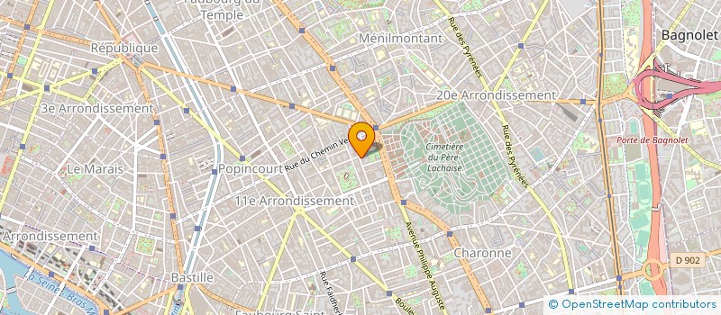 localisation de l'entreprise MADAME FLORENCE HADJAB  PARIS