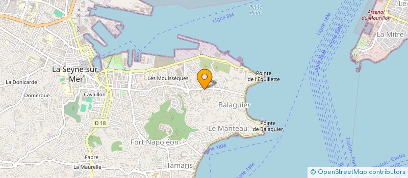 localisation de l'entreprise MADAME FLORENCE HAGUE à LA SEYNE-SUR-MER