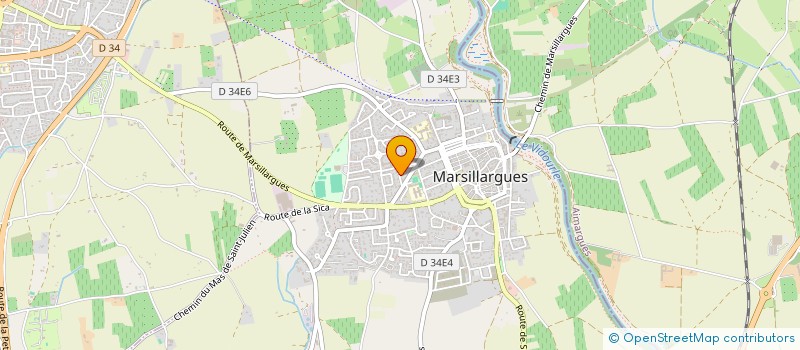 localisation de l'entreprise MADAME FLORENCE HAMET à MARSILLARGUES