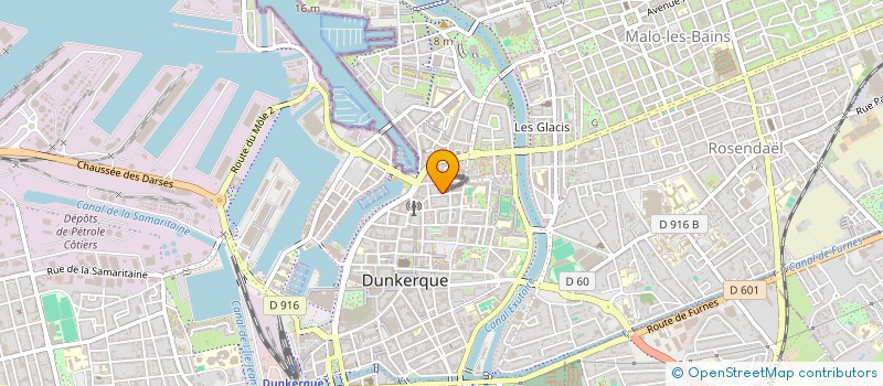 localisation de l'entreprise MADAME FLORENCE HANSCOTTE à DUNKERQUE