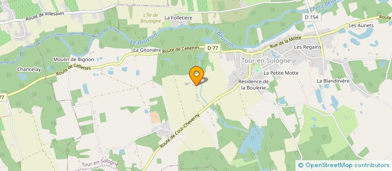 localisation de l'entreprise MADAME FLORENCE HARDY  TOUR-EN-SOLOGNE