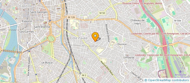 localisation de l'entreprise MADAME FLORENCE HASELBERGER à TOULOUSE
