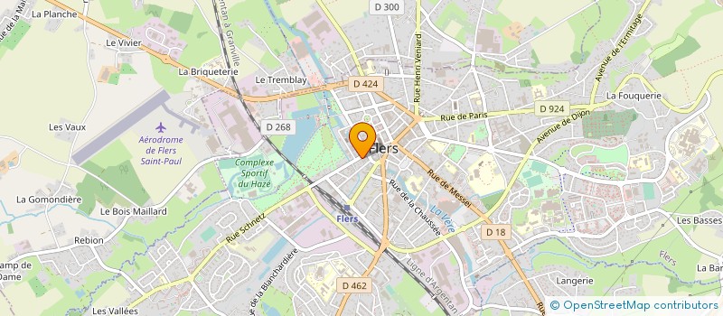 localisation de l'entreprise MADAME FLORENCE HERIN  FLERS