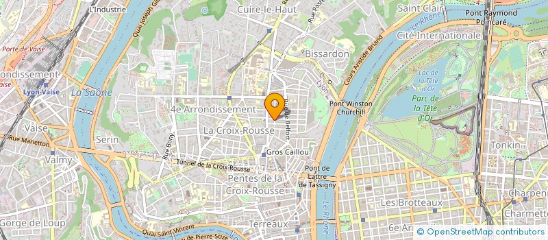 localisation de l'entreprise MADAME FLORENCE HONNART à LYON