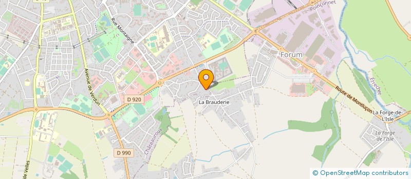 localisation de l'entreprise MADAME FLORENCE HUAULME à CHATEAUROUX