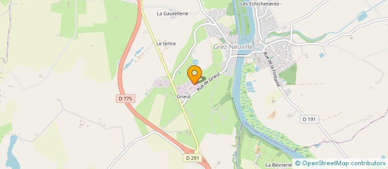 localisation de l'entreprise MADAME FLORENCE HUET à GREZ-NEUVILLE