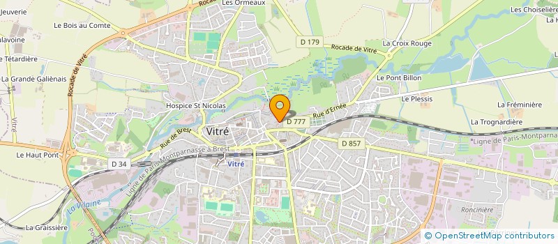 localisation de l'entreprise MADAME FLORENCE HUET à VITRE