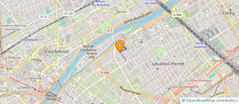 localisation de l'entreprise MADAME FLORENCE HUGUET à NEUILLY-SUR-SEINE